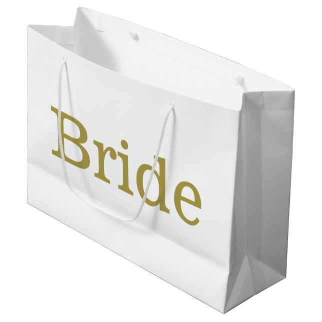 Grand sac cadeau de mariée (Devant Angle)