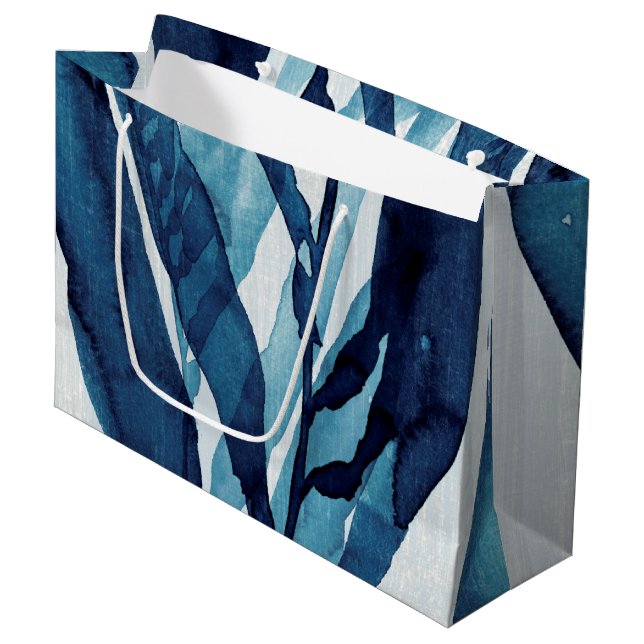 Grand Sac Cadeau Dérive bleue I (Devant Angle)