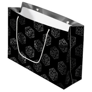 Grand Sac Cadeau Dés à jouer RPG   Jeu de rôle rétro sur table fant