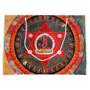 Grand Sac Cadeau Diagramme cosmique Mandala pour la méditation