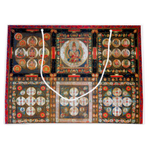 Grand Sac Cadeau Diagramme cosmique Mandala pour la méditation