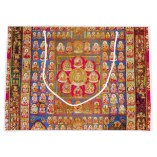 Grand Sac Cadeau Diagramme cosmique Mandala pour la méditation