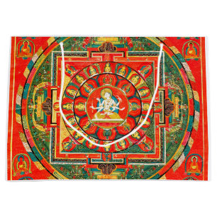 Grand Sac Cadeau Diagramme cosmique Mandala pour la méditation