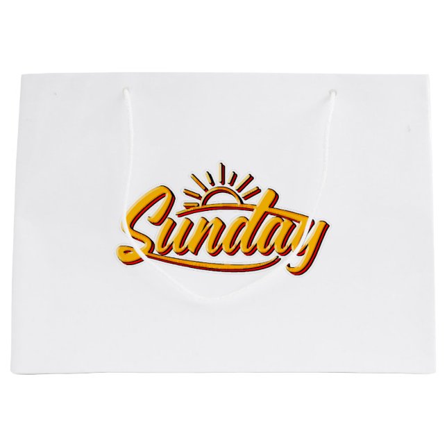 GRAND SAC CADEAU DIMANCHE MEILLEUR ÉTÉ (Devant)