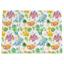 Dinosaure Bébé coloré