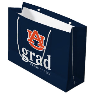 Grand Sac Cadeau Diplômé de l'Université d'Auburn – Tigers d'Auburn