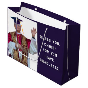 Grand Sac Cadeau Diplôme drôle d'une école catholique