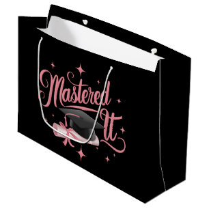 Grand Sac Cadeau Diplômé Maîtrise Diplômé MBA Diplômé