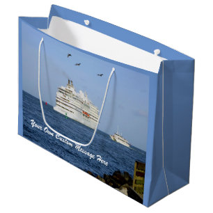 Grand Sac Cadeau Dirigeant les mers personnalisées