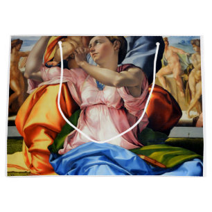 Grand Sac Cadeau Doni Tondo, Madone Doni (détail), Michelangelo, 15