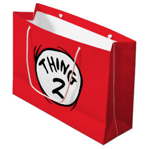 Grand Sac Cadeau Dr. Seuss Chose Personnalisée Un Deux
