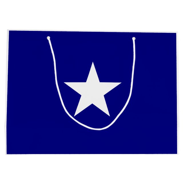 Grand Sac Cadeau Drapeau bleu Bonnie (Dos)