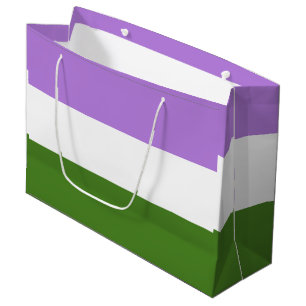 Grand Sac Cadeau Drapeau de fierté queer