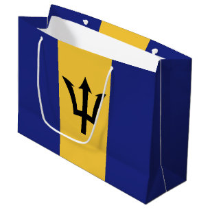 Grand Sac Cadeau Drapeau de la Barbade