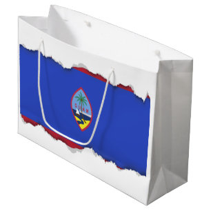 Grand Sac Cadeau Drapeau de la Guam