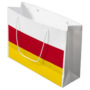 Grand Sac Cadeau Drapeau de l'Ossétie du Nord