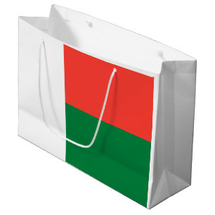 Grand Sac Cadeau Drapeau de Madagascar