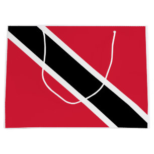 Grand Sac Cadeau Drapeau de Trinité-et-Tobago