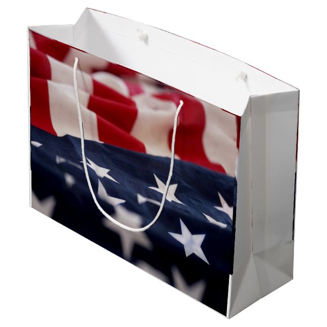 GRAND SAC CADEAU DRAPEAU DES ÉTATS-UNIS (Dos Angle)