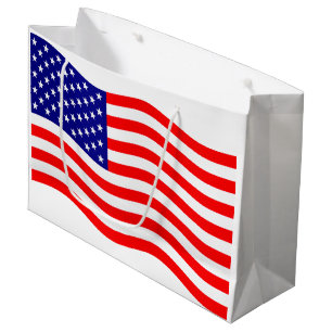 Grand Sac Cadeau Drapeau des Etats-Unis d'Amérique - vos idées