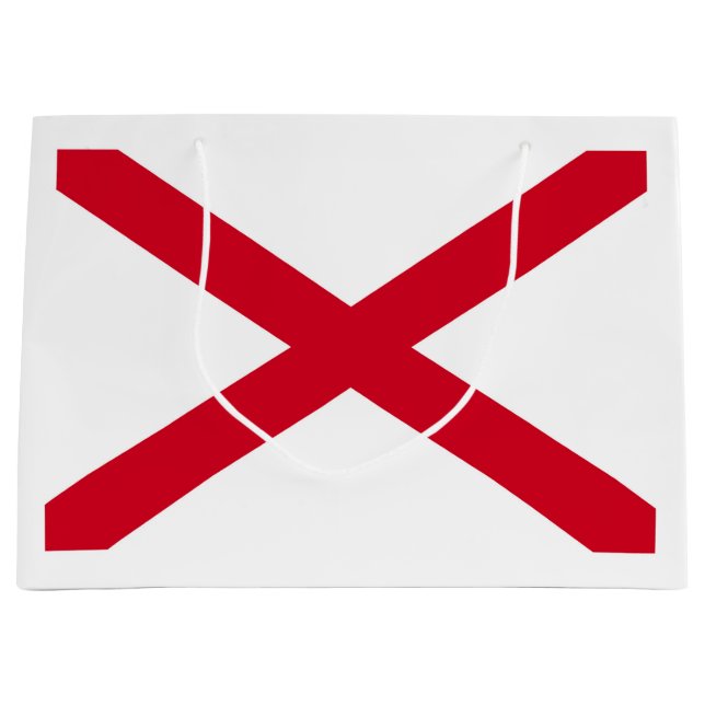 Grand Sac Cadeau Drapeau d'État de l'Alabama (Devant)