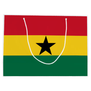 Grand Sac Cadeau Drapeau du Ghana