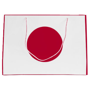 Grand Sac Cadeau Drapeau du Japon : Hinomaru, Nisshōki, Soleil leva