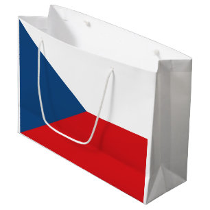 Grand Sac Cadeau Drapeau République tchèque