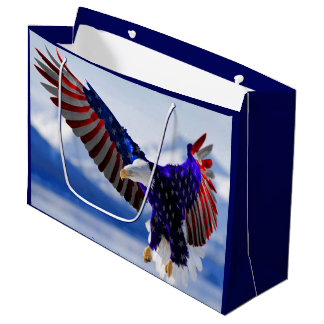 Grand Sac Cadeau Eagle américain