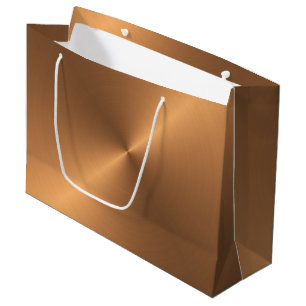 Grand Sac Cadeau Éclat de cuivre