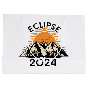 Grand Sac Cadeau Éclipse solaire totale 2024