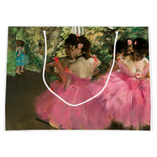 Grand Sac Cadeau Edgar Degas - Danseurs en rose