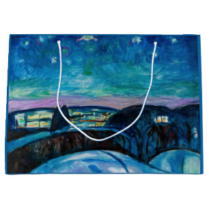 Grand Sac Cadeau Edvard Munch - Nuit étoilée 1922