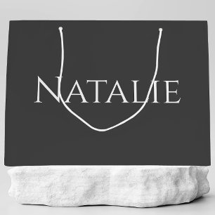 Grand Sac Cadeau Élégant Mariage de la fête de mariée customisé