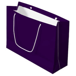 Grand Sac Cadeau Elegant Solid Dark Purple