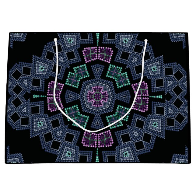 Grand Sac Cadeau Embroidered beads (Devant)