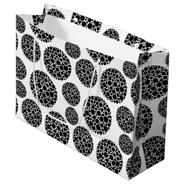 Grand sac cadeau en papier (Devant Angle)