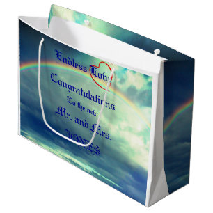 Grand Sac Cadeau Endless Love Mariage Cadeau