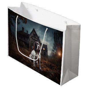 Grand Sac Cadeau English Springer Spaniel Halloween Épouvantable