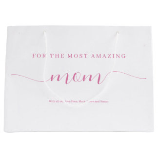Grand Sac Cadeau Ensemble Cadeau Personnalisé Incroyable Maman