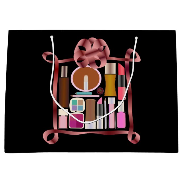 Grand Sac Cadeau Ensemble de cosmétiques (Devant)