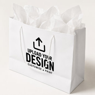 Grand Sac Cadeau Entreprise commerciale d'entreprise personnalisabl