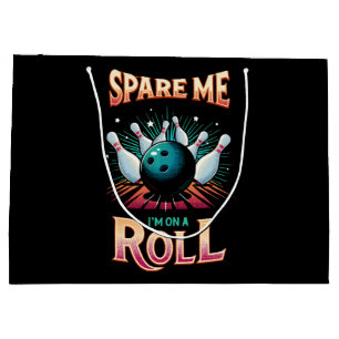 Grand Sac Cadeau Épargnez-Moi Je suis sur un Roulement - Bowling