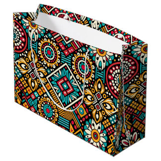 Grand Sac Cadeau Essence Africana Vibrance