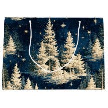 Étoile de Noël vintage de la forêt hivernale étoil