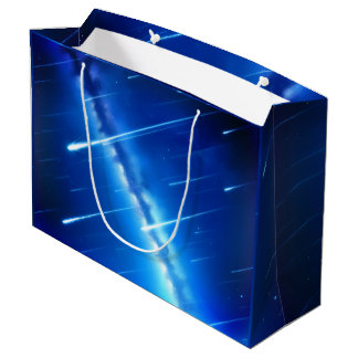 Grand Sac Cadeau Étoiles Filantes de Rêve