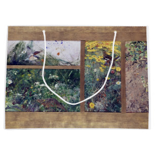 Grand Sac Cadeau Études d'oiseaux, Bruno Liljefors