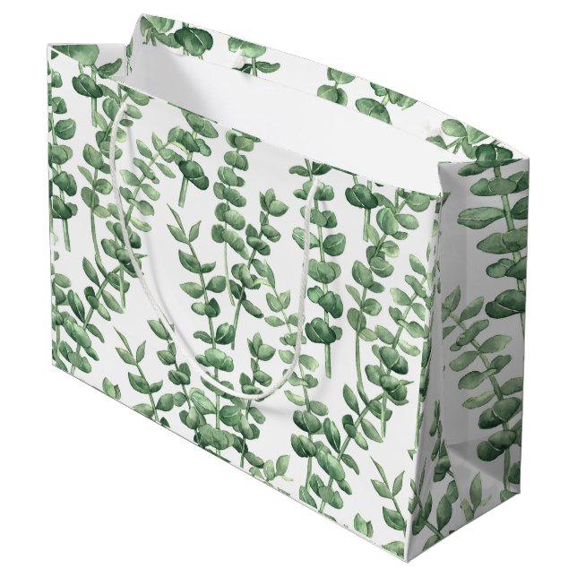 Grand Sac Cadeau Eucalyptus 1 (Dos Angle)