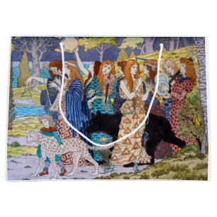Grand Sac Cadeau Eugene Grasset - Panneau décoratif Harmony