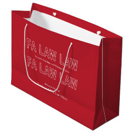 Grand Sac Cadeau Fa Law Law Funny Lawyer Joke Christmas